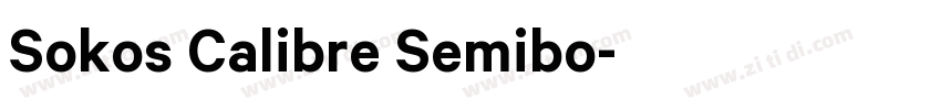 Sokos Calibre Semibo字体转换